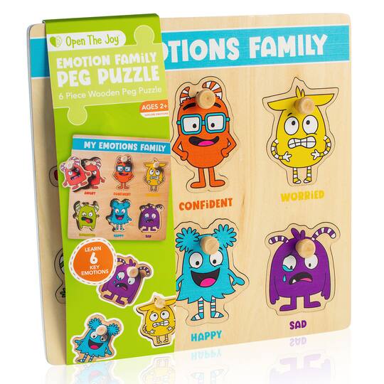 My Emotions Family Peg Puzzle Set